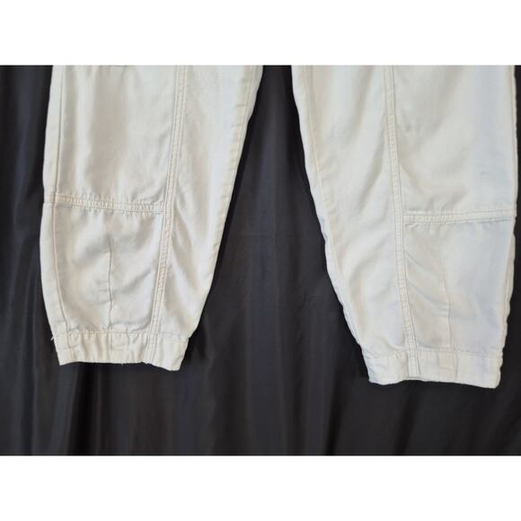 Anthropologie Womens White The Carson Utility Barrel Pants US 2 - Picture 5 of 12